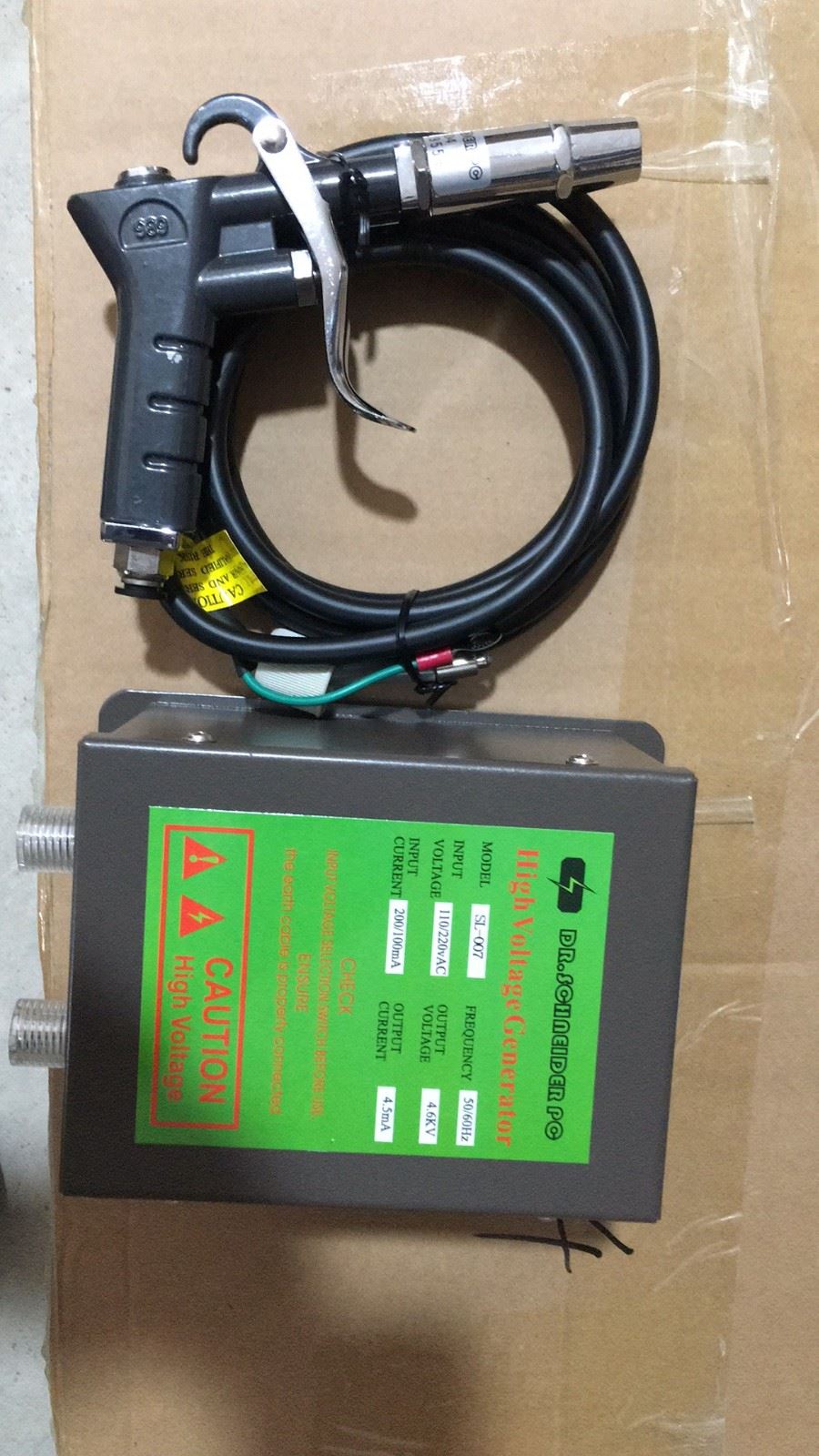 Ionizer air gun